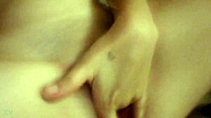 hot chica fingers her wet pussy masturbating sexy and hard!
