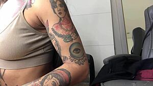 First-Time Goth Pees While Vibing to Cock Videos