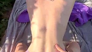 wanna see teen get creampied right on public beach during outdoor sex?