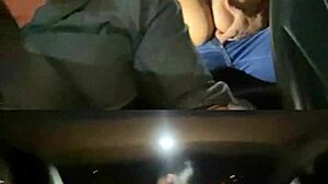 corninho uber i gave my ass in back seat to lover while cuck hubby drove us