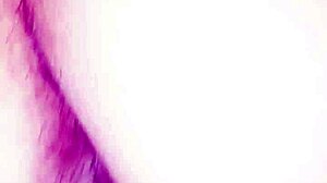 He fingers her tight little vagina deep unleashing creamy squirt soaking her wet pussy