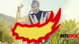 mortal kombat cosplay threesome with bffs sharing cocks flawlessly
