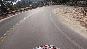 whoa babe 💦 big cock blonde with bubble butt gets creampie pov downhill style