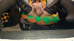 I Slip On Sheer Stockings And Rub Tight Pussy Craving Monster Cock Fantasy