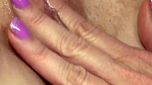 sexy lesbo babes in fishnets and heels dive into each other's shaved pussies on bed