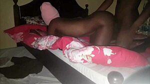 kenyan babe moans loud bending over for massive black cock doggystyle in homemade clip