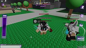 Teasing Encounters with Two Playful Girls in Roblox Adventure World