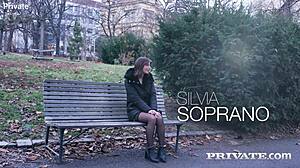 Wild Silvia Soprano Debut Gangbang Double Penetration Massive Cocks!