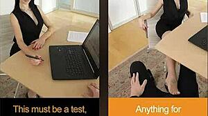 Fucking office harem saucy babes sasha rose karina king barbie brill cowgirl riding boss cock