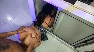 Chubby Latina Housewife Stuck in Pantry Gets Big Cock Doggystyle Pounding