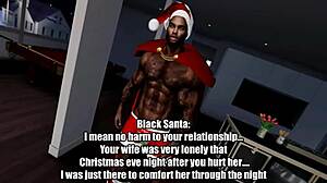 🎄 black santa's milf gets freaky ass game on christmas 🎅🏾🔥