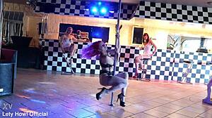 Noochka seduces Marie Lumacarie into lesbian kissing fingering squirting toy play party