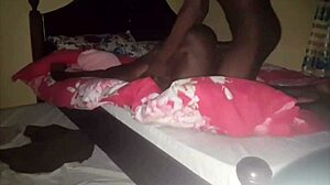 kenyan babe moans loud bending over for massive black cock doggystyle in homemade clip