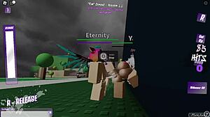 Teasing Encounters with Two Playful Girls in Roblox Adventure World