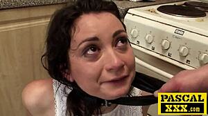 Tiny Italian Slammed Hardcore! Monster Cock Ravages Petite Slut!