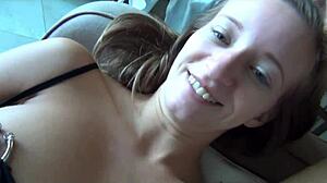 Austrian Teen's Tight Ass Pounded Hard Before Cumshot Covers Cheeks