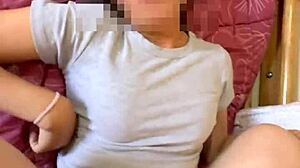 argentina hermanastra lifts miniskirt flashing wet pussy with hot moans