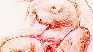 Retro Erotic Art Vintage Antique Scenes