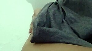 Leaked footage shows curvy young latina groping her big natural tits hornily