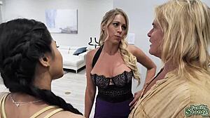 milf catches step niece sucking husbands big cock on knees
