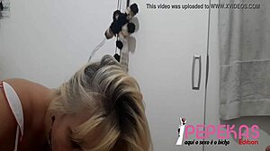 stellastill's blonde blowjob swallows my big cock whole
