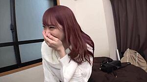 curvy japanese college girl g cup tits in bed romp