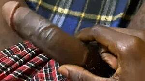 picture a college teen stroking that massive oiled black cock till it erupts everywhere.