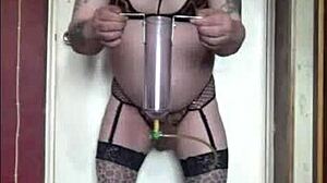 shy bisexual crossdresser swallows his load craving yours too