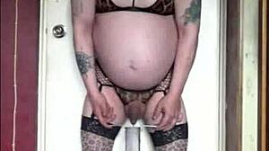 shy bisexual crossdresser swallows his load craving yours too