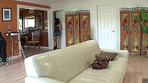 Young brunette secretly rides stepdad caley hayes style