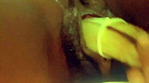ass and pussy stuffed with fresh veggies for fun