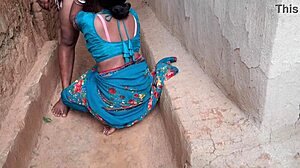 Old Indian sasur pounds babysitter's fat ass with anal creampie fantasy