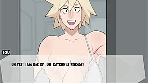 Watch her skilled handjob game build to monster cock cum explosion