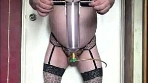 shy bisexual crossdresser swallows his load craving yours too