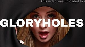 british 18+ college teen oils up for slippery handjob fun