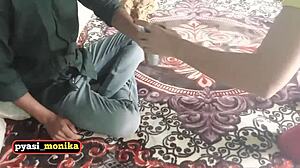Step Sister's Boyfriend Tricks Her Into Bent Over Hard Fuck