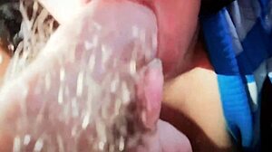 Horny Mexican stepmom gives teen blowjob then creampie fuck on hubby's bed