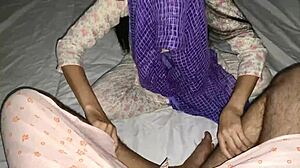 Punjabi mother-in-law bares all seductively before mystic baba