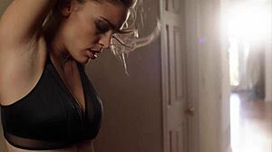 queen kayden teases with steamy threesome licks and rides