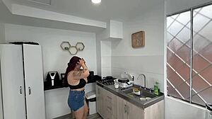 Roommate Obsessed with Big Boobs Cums on Them Jenn