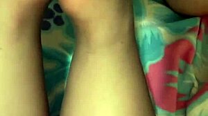 bbw wife jerks hubby off until he blasts cum all over her stocking covered feet