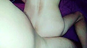 pov skinny wife takes it bent over from behind