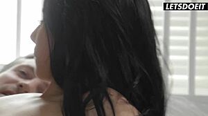 perfect Romanian big ass babe jumps monster cock 😍 letsdoeit