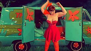 Granny Velma Dinkley Cosplays For Haunted Creampie Mystery Fuck!