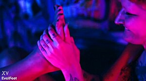 lick soles for ticklish horny vibes