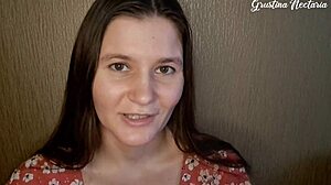 Your Loving Russian GF with Ponytail Sucks Monster Cock ASMR Closeup