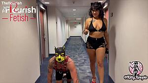 oh man kitty kewpie in her cosplay straps on to peg bad pup ash hard in chi-town 😈🔥 spanking that latina fetish vibe on fetlife trailer!
