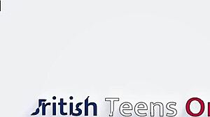British 18-Year-Old Teases And Swallows Stranger's Cum Hungrily