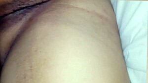 tongue deep in her fat mexican hairy pussy licking homemade fetish ass worship