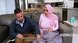 Married muslim wife zoey foxx hooks tinder guy nicky rebel for intense pounding
